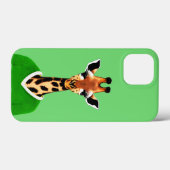 Leuke Giraffe Dragen van een groene trui Case-Mate iPhone Case (Achterkant (horizontaal))