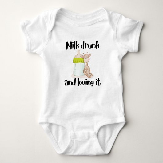 Leuke Giraffe Drink Romper (Voorkant)