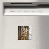 Leuke Giraffe fotomagneet Magneet (Insitu (Vaatwasser))