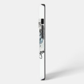 Leuke giraffe grappige iPhone / iPad case Hoesje (Linkerkant)