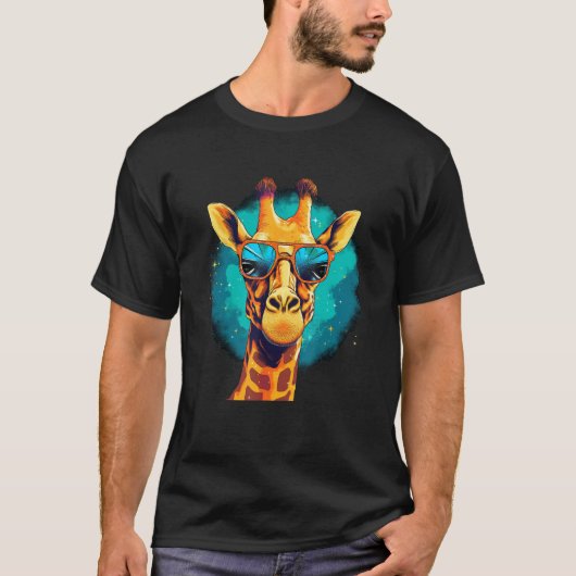 Leuke Giraffe Mannen Vrouwen Kinder 23 T-shirt (Voorkant)