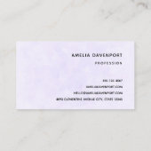 Leuke Giraffe met Floral Crown Visitekaartje (Achterkant)