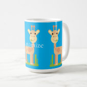Leuke Giraffe Munching Thunder_Cove Koffiemok (Voorkant rechts)