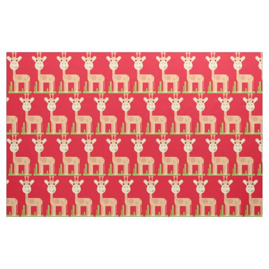 Leuke Giraffe Munching Thunder_Cove Stof (Fat Quarter)