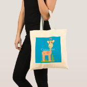 Leuke Giraffe Munching Thunder_Cove Tote Bag (Voorkant (product))