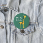 Leuke Giraffe Ronde Button 7,6 Cm (In situ)