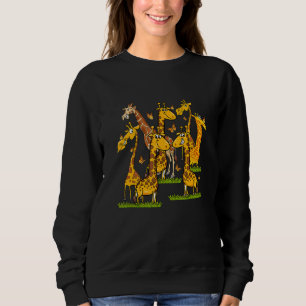 Leuke Giraffes Dierlijke Natuur Giraffe Trui