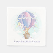 Leuke Giraffes in Hete Luchtballon Baby shower