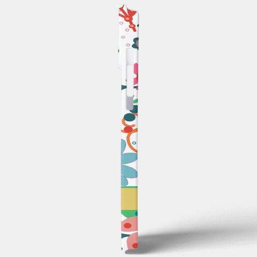 Leuke Girly Custom Inspirivity Floral iPhone Case (Achterkant / Links)