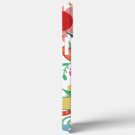 Leuke Girly Custom Inspirivity Floral iPhone Case (Achterkant / Rechts)