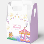 Leuke Girly Magical Balloon Carrousel Baby shower Bedankdoosjes (Open)