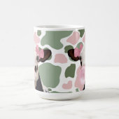Leuke Girly Pink Bubblegum Blowing Koe Koffiemok (Center)