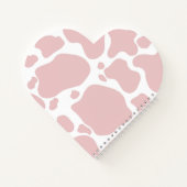 Leuke Girly Pink Bubblegum Blowing Koe Notitieboek (Achterkant)