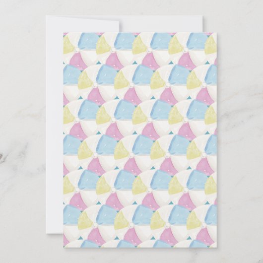 Leuke Girly Pool Party Verjaardag Kaart (Achterkant)