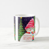 Leuke Girly Sneeuwman Kerstmis Inspirativiteit Koffiemok (Voorkant rechts)