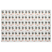 Leuke girly stof pop gezicht kleur kunst illustrat (Fat Quarter)