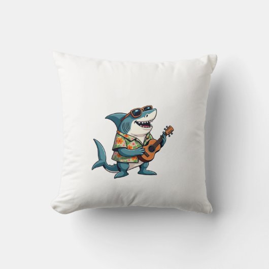 Leuke gitaar spelenT-Shirt Kussen (Voorkant)