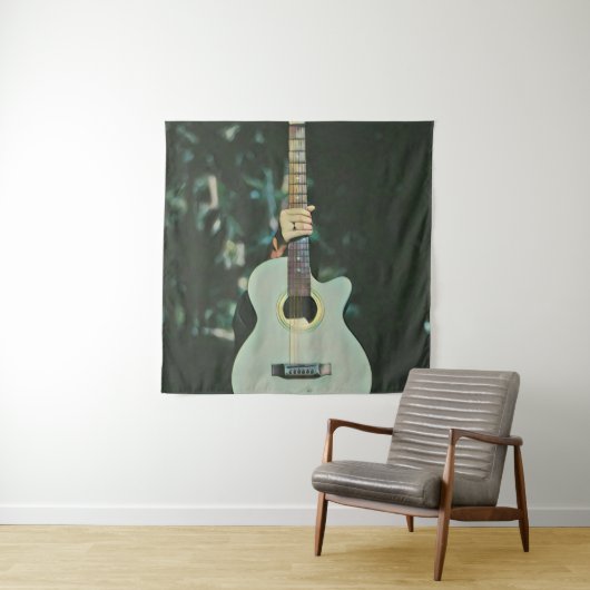 Leuke gitarist cadeaus wandkleed (In situ)