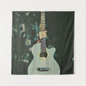 Leuke gitarist cadeaus wandkleed (Voorkant)
