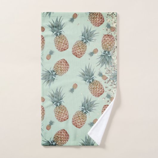 Leuke glitterachtige ananas badhanddoek set bad handdoek (Handdoek)