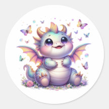 Leuke glitterdraak baby