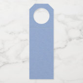 Leuke Glitterige Donkerblauwe Witte Jumping Dolfij Flessenhanger (Achterkant)