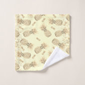 Leuke glitterij gouden ananas badhanddoek set bad handdoek (Wasdoekje)