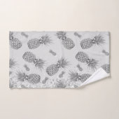 Leuke glitterij zilveren ananas badhanddoek set bad handdoek (Handdoek)