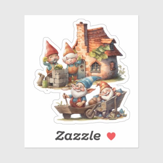 Leuke Gnome Sticker (Vel)
