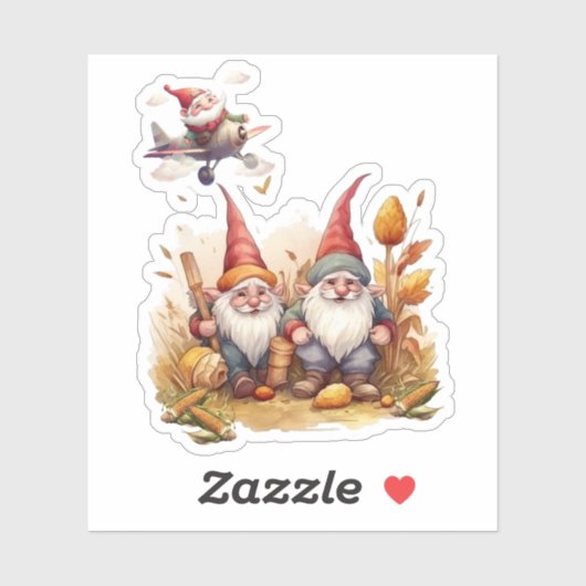 Leuke Gnome Sticker (Vel)
