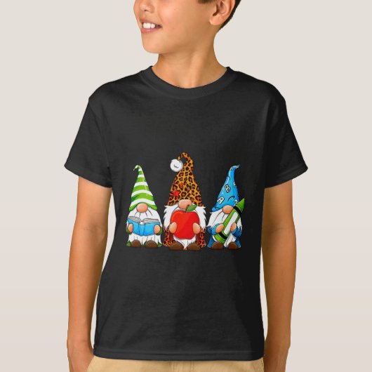 Leuke Gnomen Studenten Leraar Gnome T-shirt Plezie (Voorkant)
