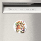 Leuke gnoom en kleine fee magneet (Insitu (Vaatwasser))