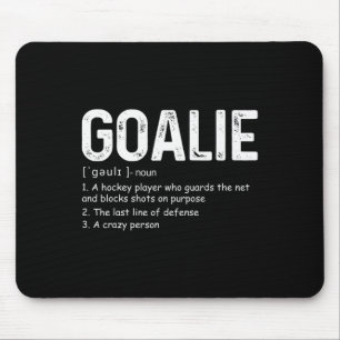 Leuke Goalie Definitie Voetbal Hockey Gear Goalkee Muismat