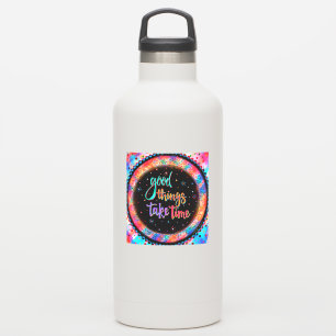 Leuke Goede dingen kosten tijd Inspirerend quote Sticker