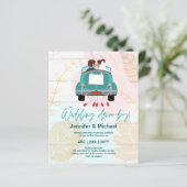 Leuke goedkope uitnodigingen voor een huwelijksfee (Staand voorkant)