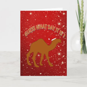Leuke gok wat voor dag het is Het humor Kerstmis Kaart