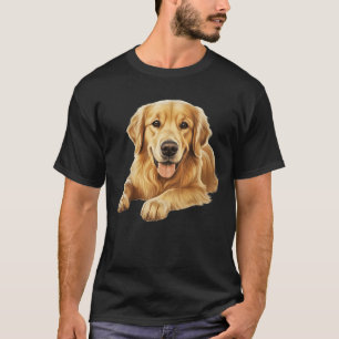 Leuke Golden Retriever Love T-shirt