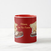 Leuke Golden Retriever Puppy Dog Met Slogan Mok (Midden)