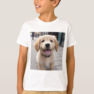 Leuke Golden Retriever T Shirt - Leuke dierlijke S