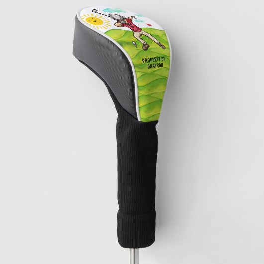 Leuke Golf Dabber voor kinderen Golfheadcover (Schuin)