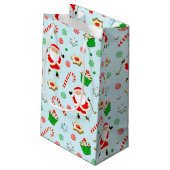 Leuke Golf Kerst Kleine Gift Bag Klein Cadeauzakje (Achterkant Gekanteld)