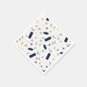 Leuke Golf papieren servetten (Hoek)