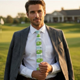 Leuke Golf Patroon Boord Stropdas