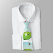 Leuke Golf Patroon Boord Stropdas (Gebonden)