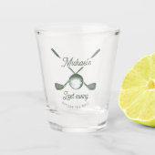Leuke golf vrijgezellenfeest laatste slag voor de shot glas (Voorkant)