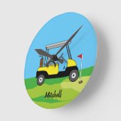 Leuke golfbaan Winkelwagen op maat Ronde Klok (Hoek)