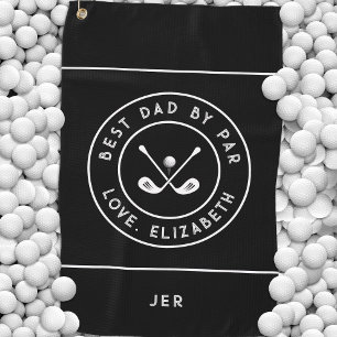 Leuke Golfer Humor Golf Beste Papa Bij Par Golfhanddoek