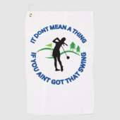 Leuke golfhanddoek voor dames golfers (Voorkant)