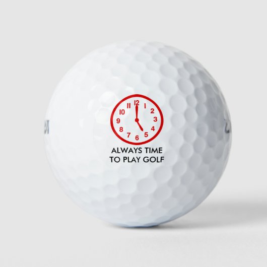 Leuke Golftijd Golfballen (Voorkant)