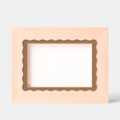 Leuke golvende rand eenvoudig modern minimaal gegraveerde lijstjes (Voorkant)